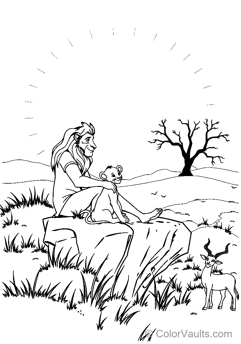 Lions Peaceful Moment