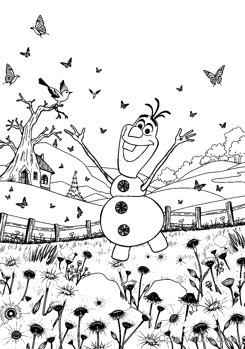 Olaf In A Field 1