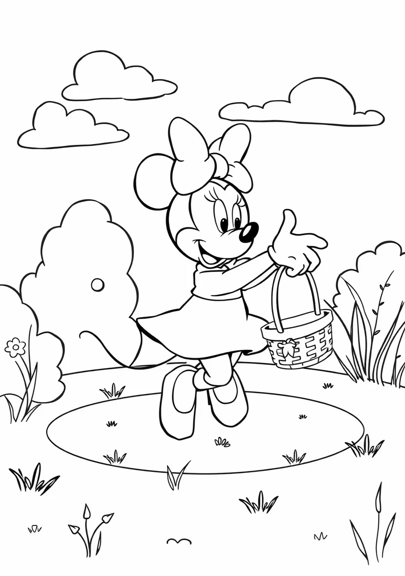 Minnie Mouse Dancing in a