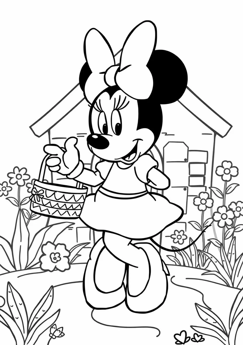 Minnie Mouse Dancing in a