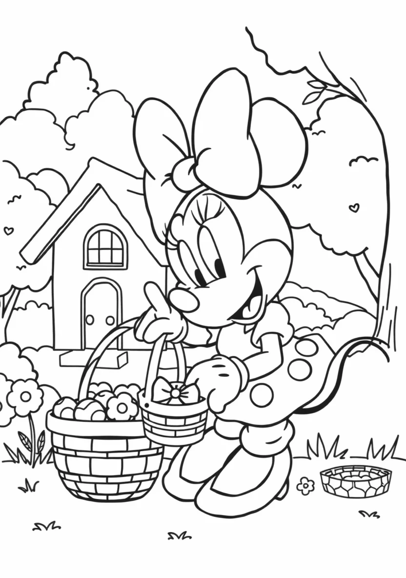 Minnie Mouse Having a Picn