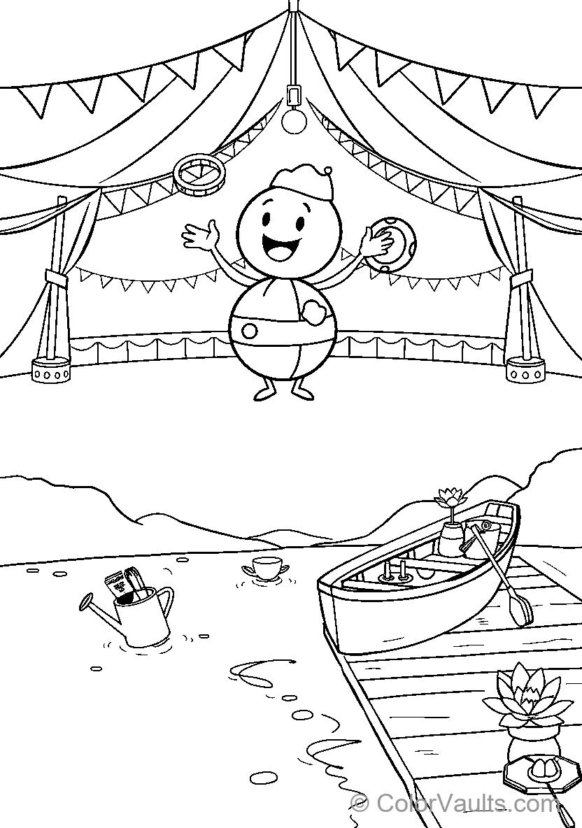 Cartoon Character Ballooning
