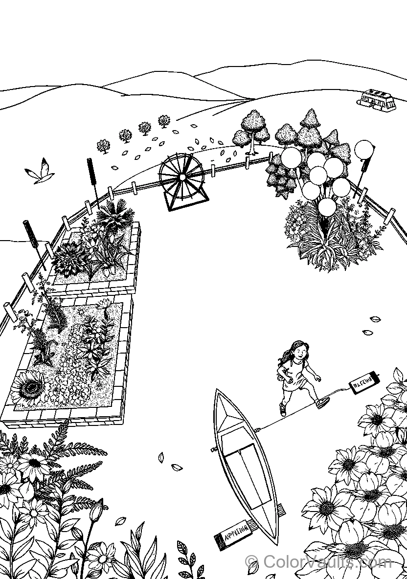 Snow White coloring page 3