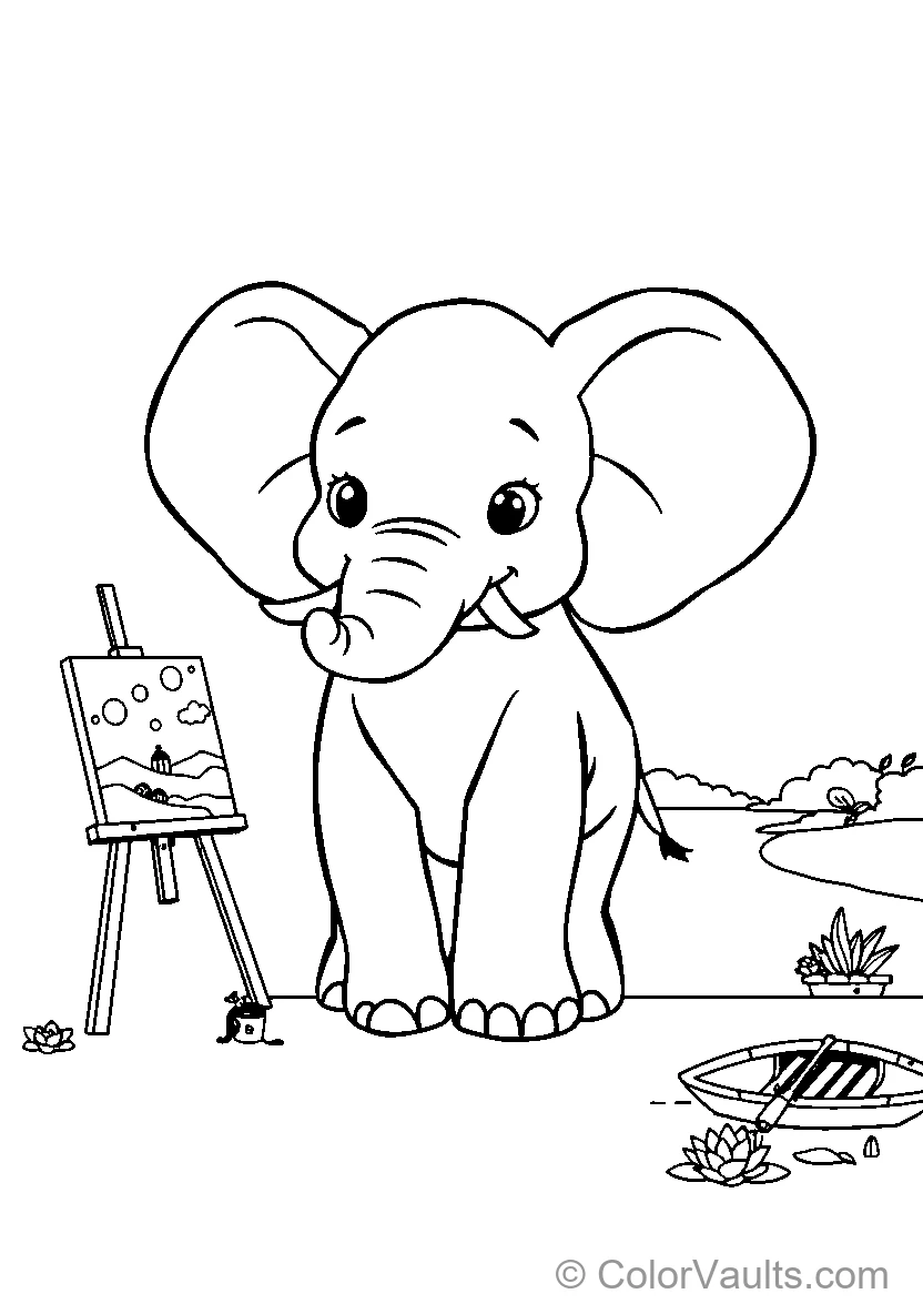 Elephant Painter