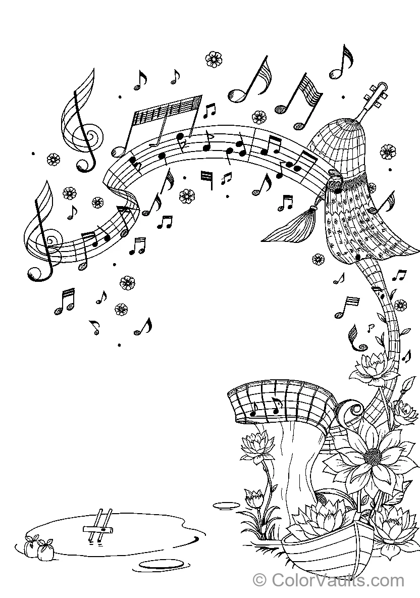 Whimsical Musical Notes