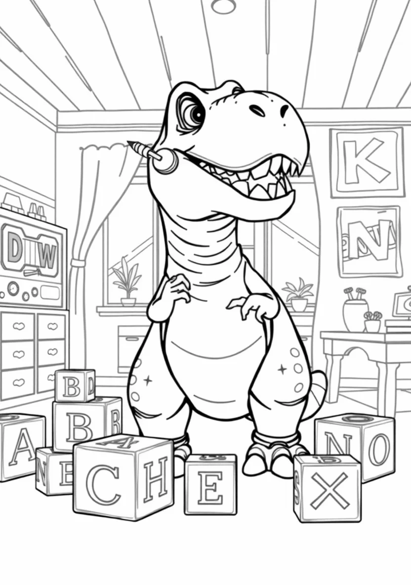 Rex the Friendly Tyrannosauru