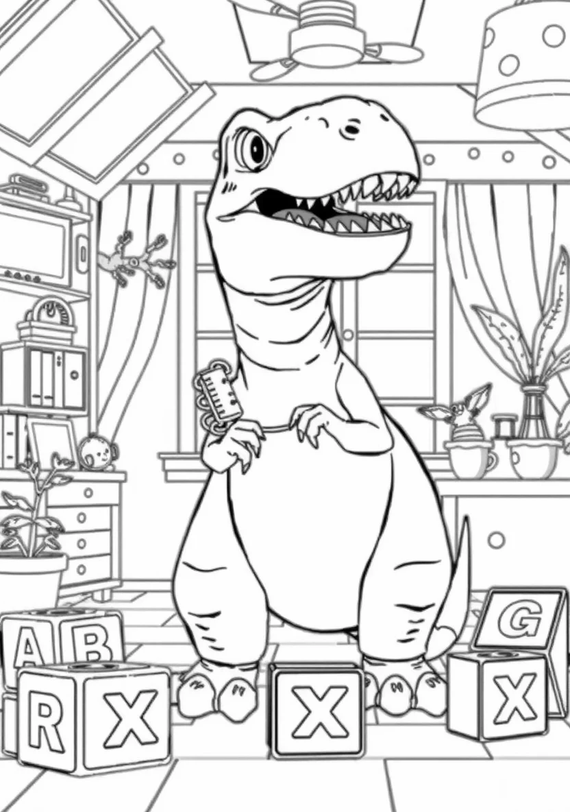 Rex the Friendly Tyrannosauru