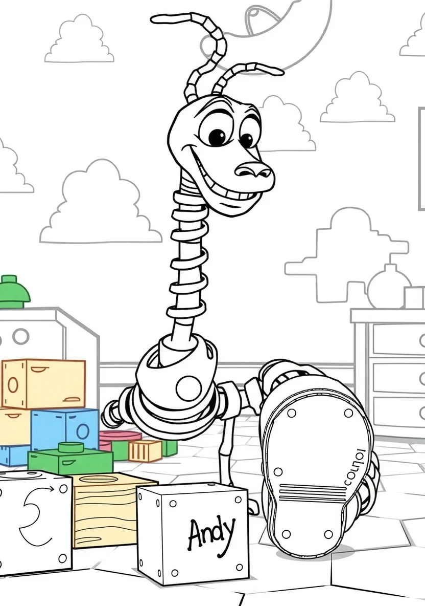 Slinky Dog with His Metal Spr
