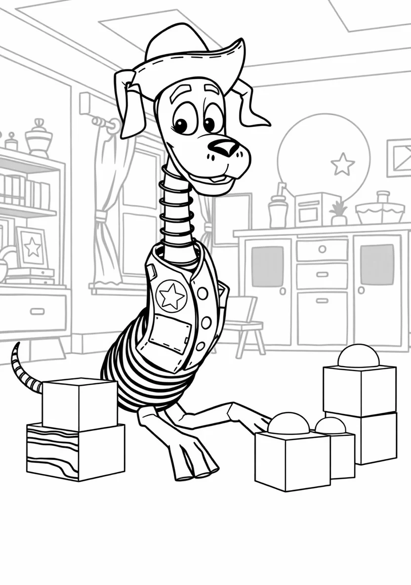 Slinky Dog with His Metal Spr