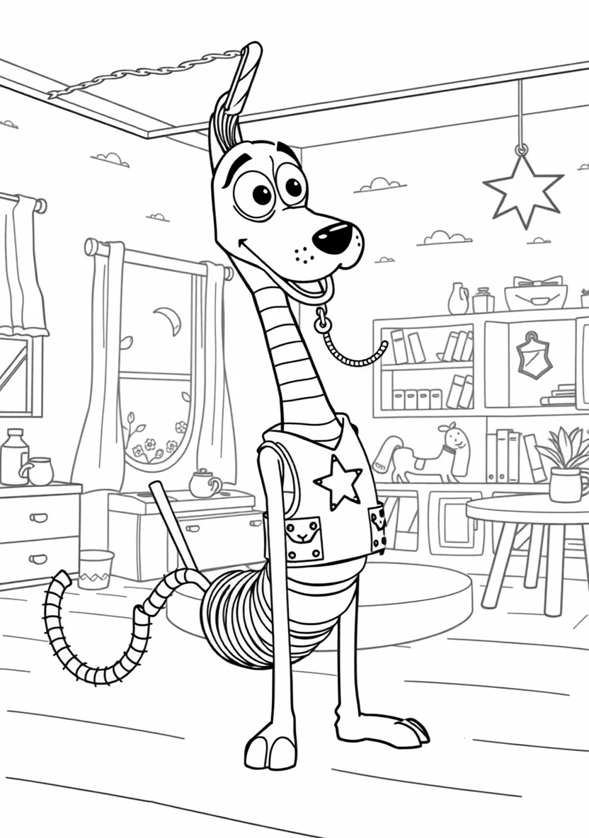 Slinky Dog with His Metal Spr
