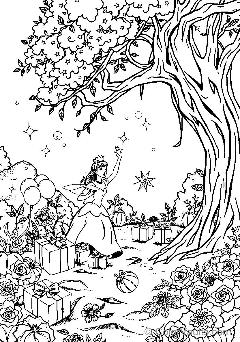 Fairy Princess In The Garden
