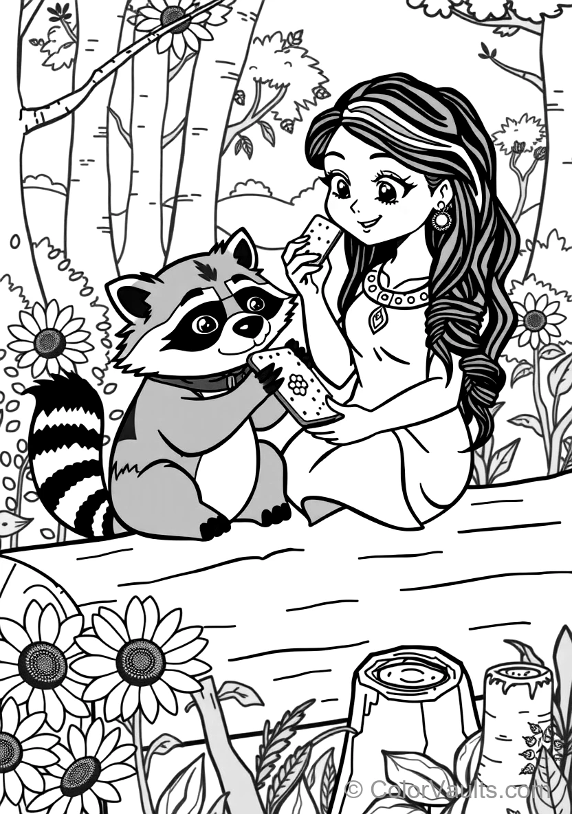 Meeko the Mischievous Raccoon und Percy the Pampered