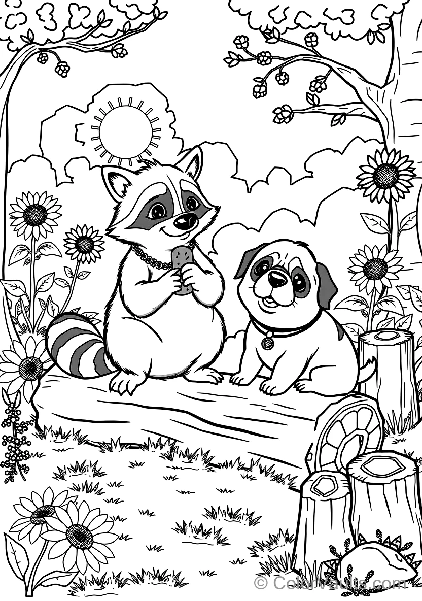 Meeko the Mischievous Raccoon und Percy the Pampered (Scene 4)
