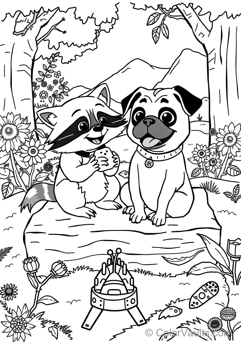 Meeko the Mischievous Raccoon und Percy the Pampered (Scene 8)