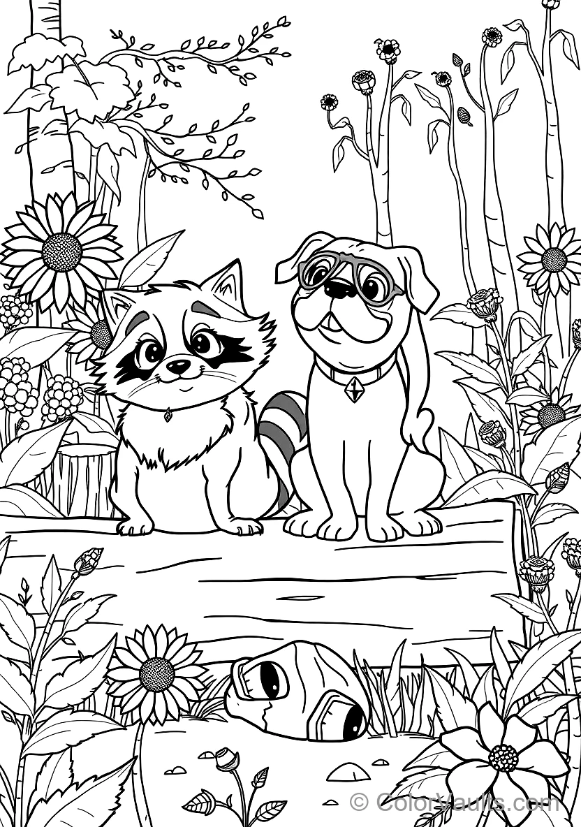 Meeko the Mischievous Raccoon und Percy the Pampered (Scene 10)