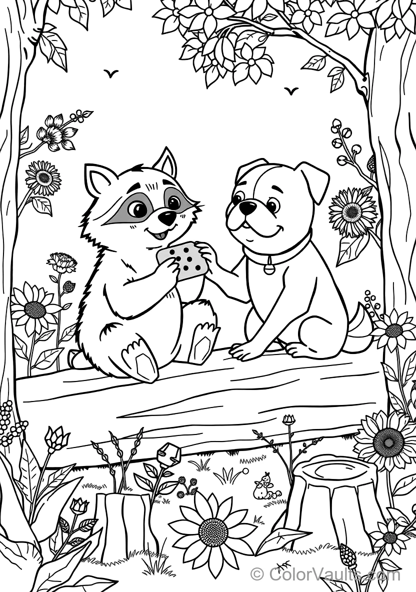 Meeko the Mischievous Raccoon und Percy the Pampered (Scene 16)