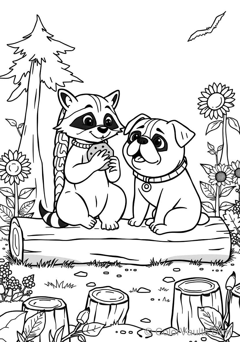Meeko the Mischievous Raccoon und Percy the Pampered (Scene 28)