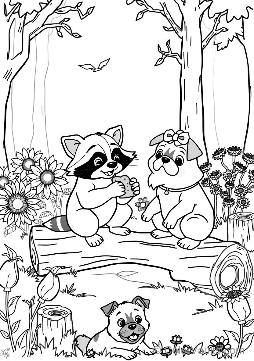 Meeko the Mischievous Raccoon und Percy the Pampered (Scene 30)