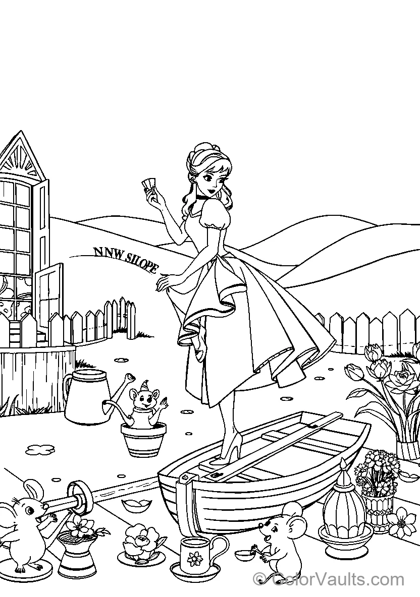 Princess Holding Money