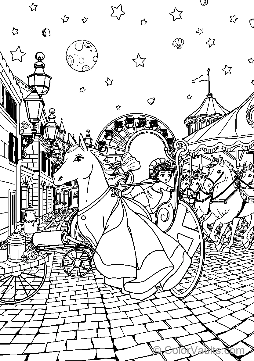 Princess Riding Carriage