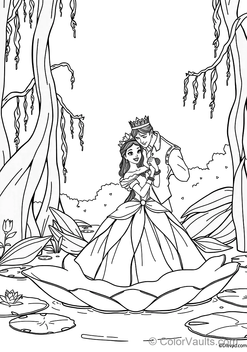 Tiana and Louis Playing Music Together