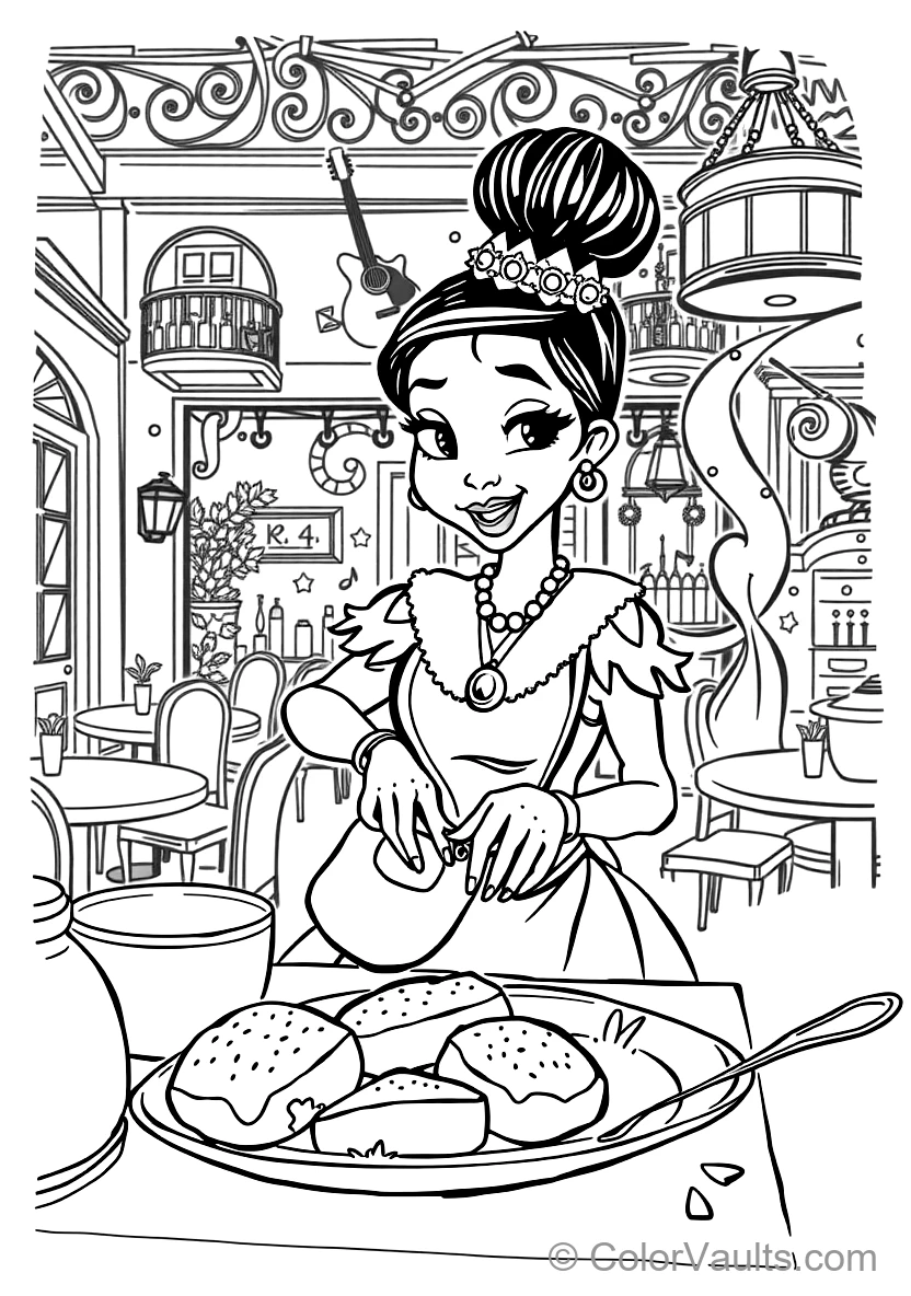 Tiana Walking Through the French Quarter (2)