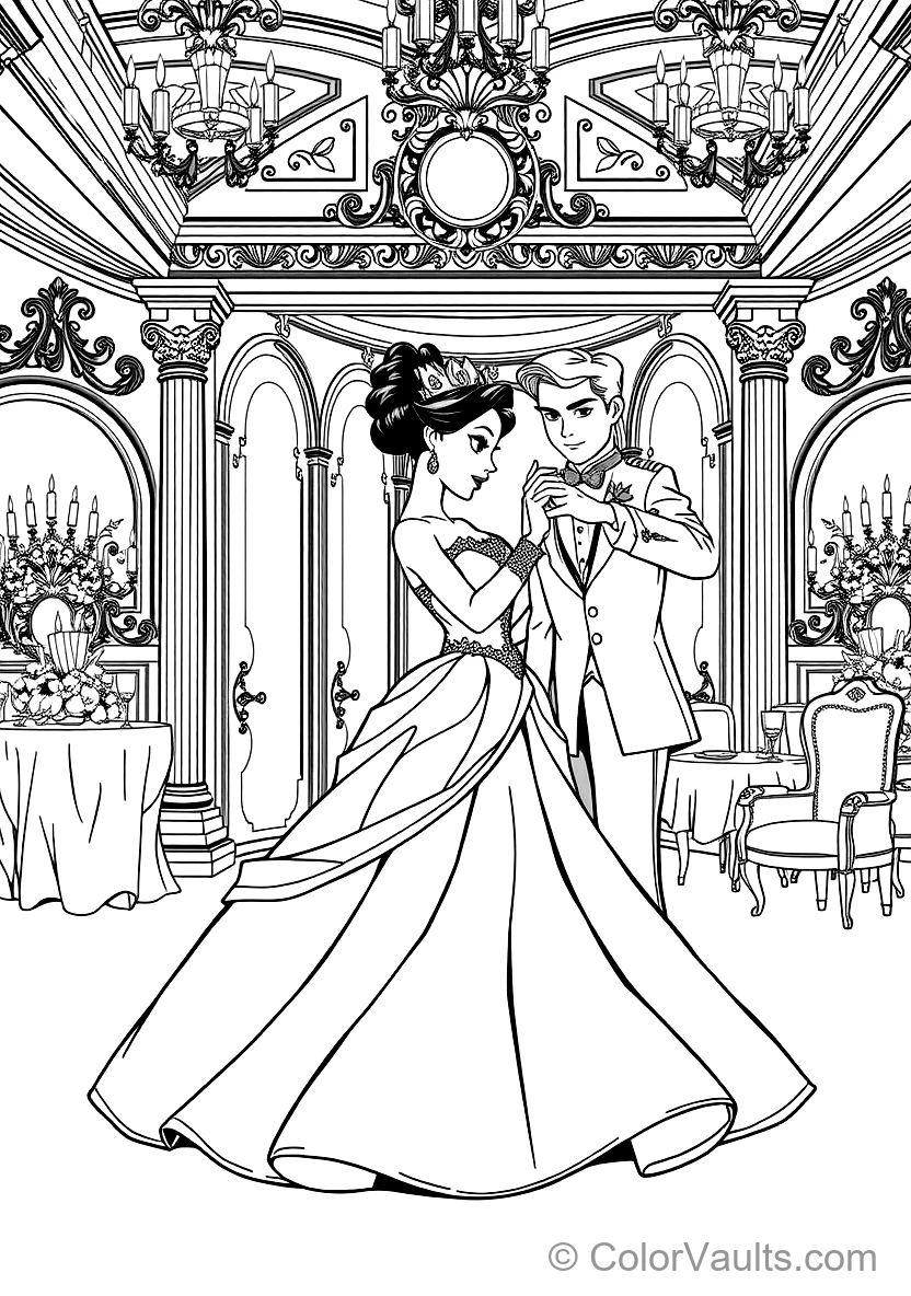 Princess Tiana Crowned with Lily Flowers (2)