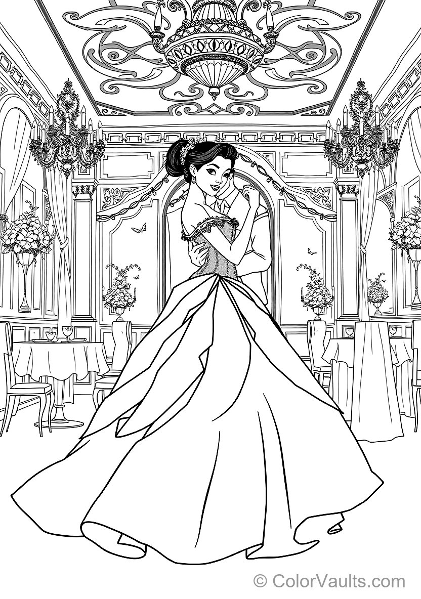 Tiana and Naveen Stargazing on the Balcony (2)
