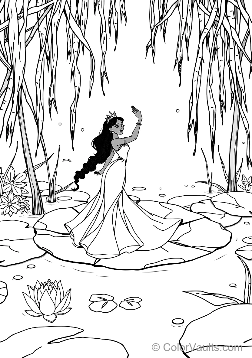 Tiana and Naveen Dancing Under the Stars (5)