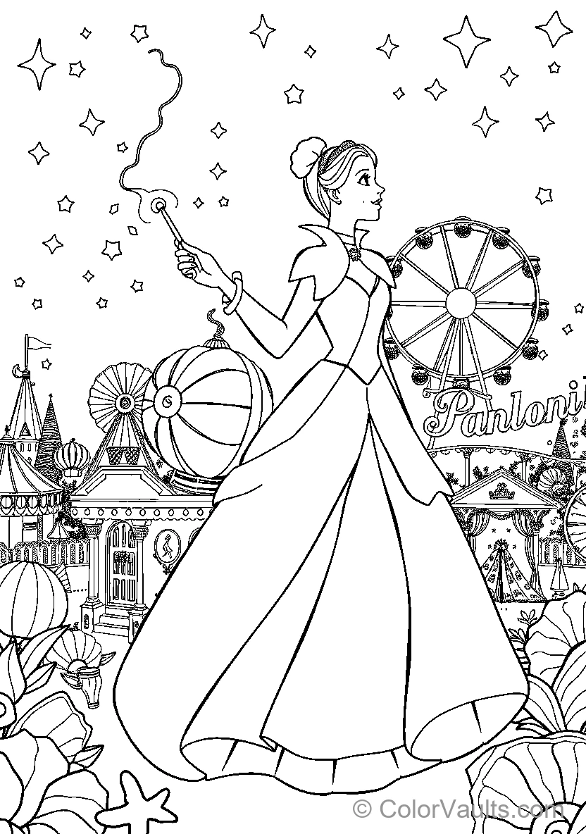 Princess At Carnival