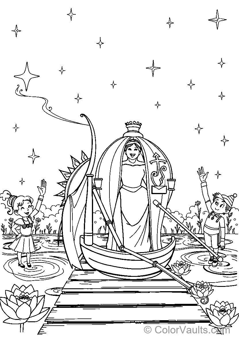 Princess In Boat