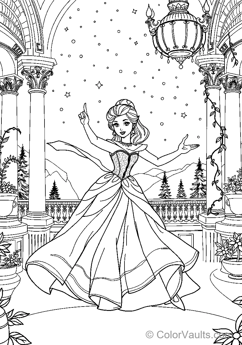 Princess In A Dance Pose