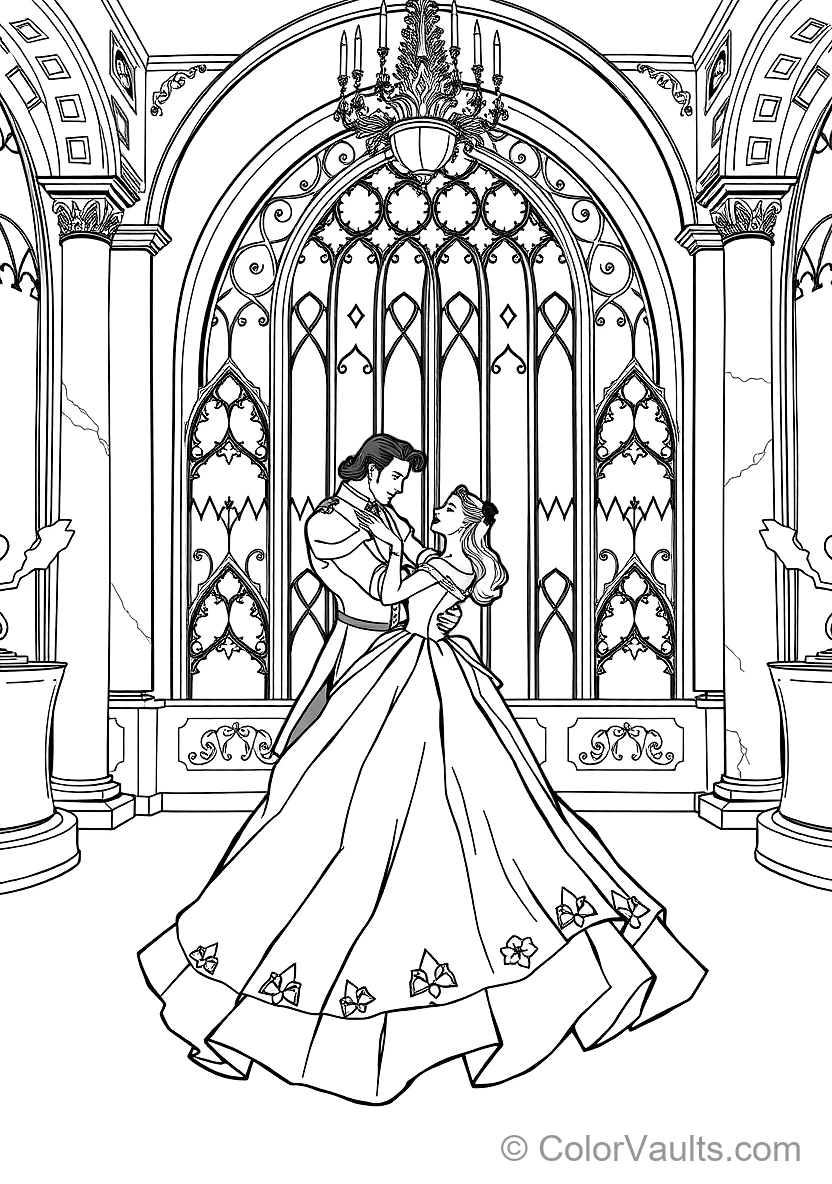 Princess Aurora Dancing Gracefully with Forest Animals (2)