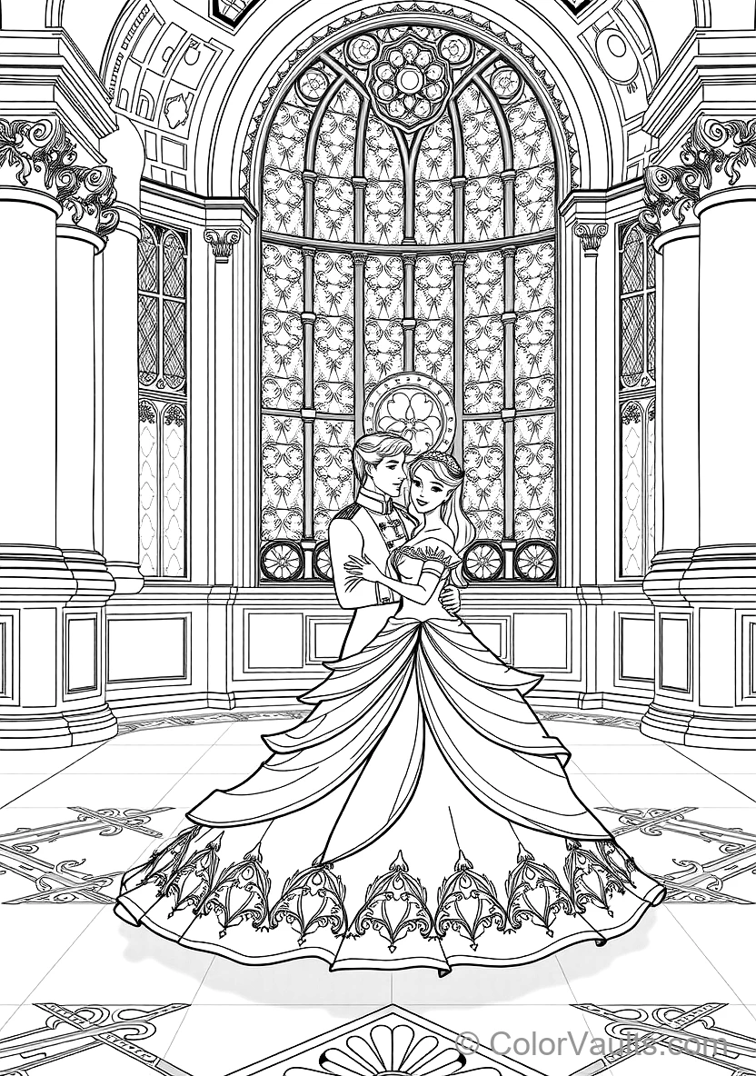 Princess Aurora in Sparkling Sky Blue Gown (2)