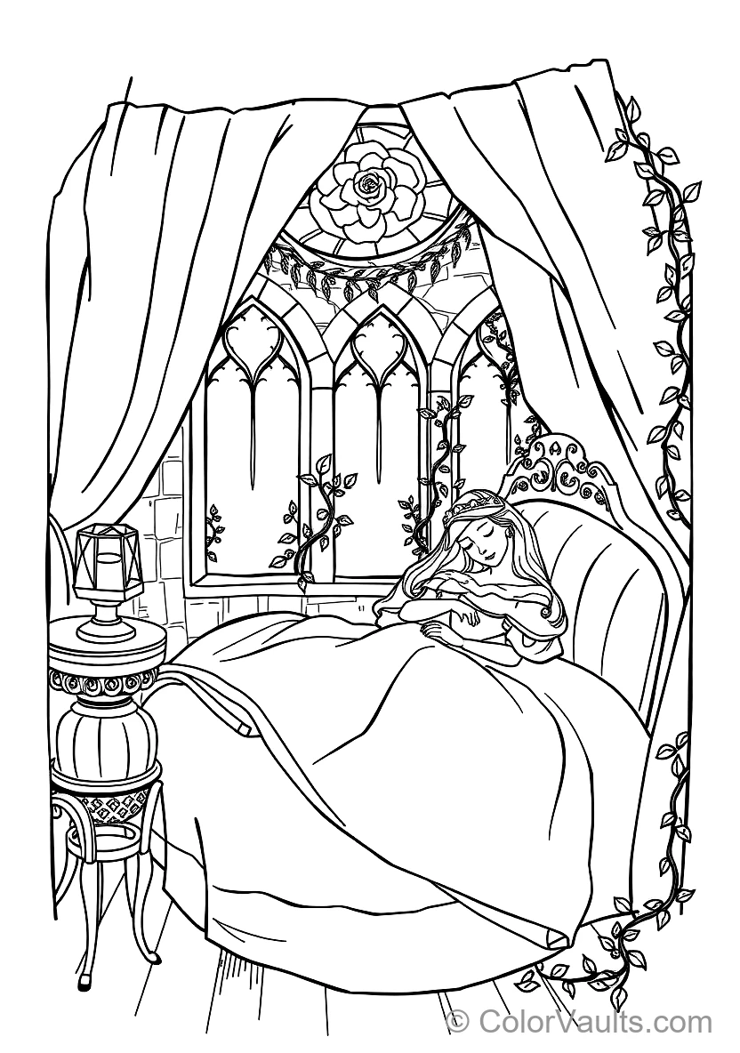 Princess Aurora in Beautiful Rose Pink Ballgown (3)