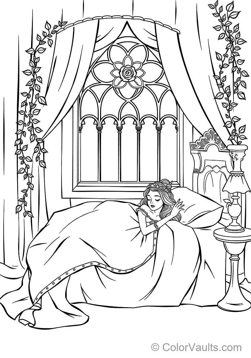 Princess Aurora in Sparkling Sky Blue Gown (3)