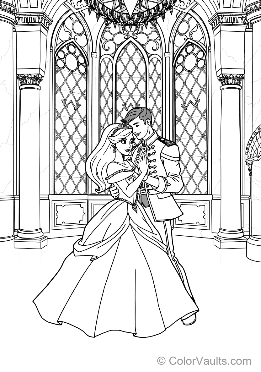 Prince Phillip Awakening Aurora with True Love Kiss (3)