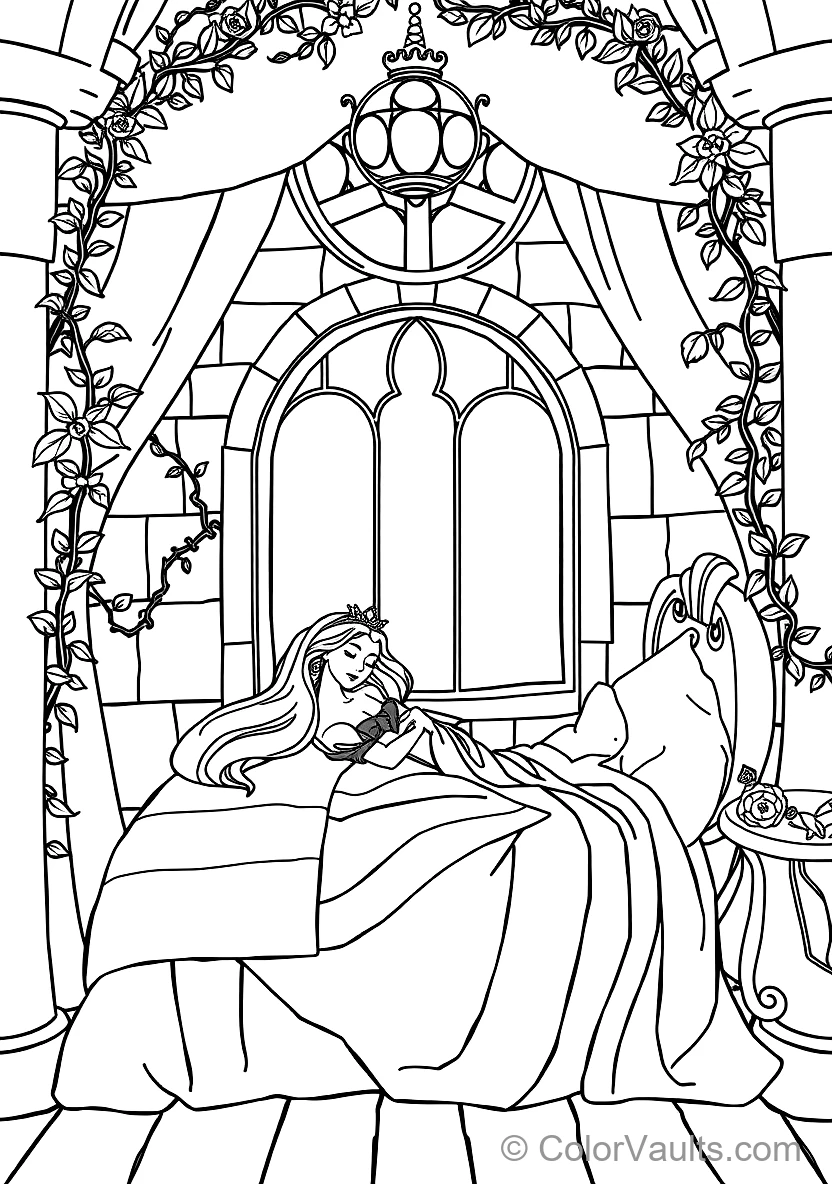 Princess Aurora Crowned with Golden Tiara (3)