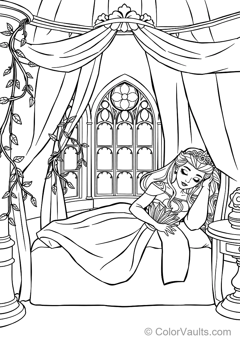Aurora Pricking Her Finger on the Spinning Wheel (4)