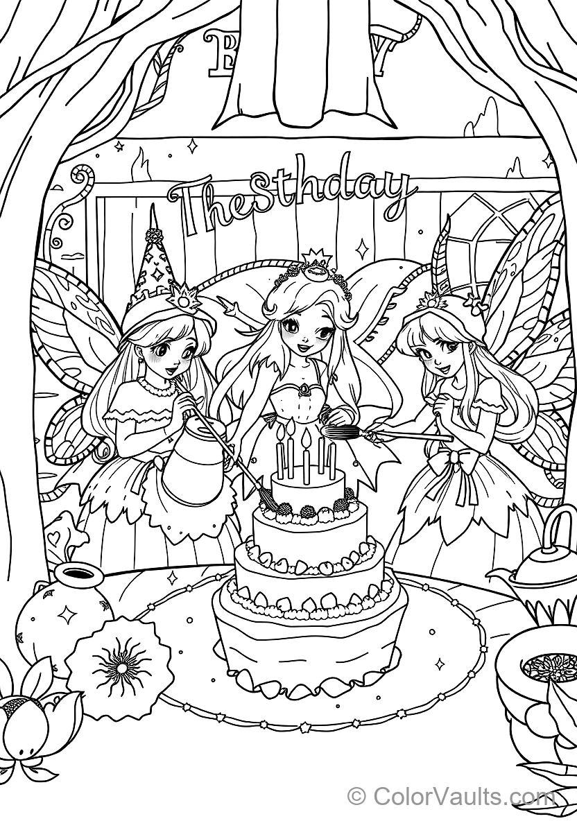 Princess Aurora Crowned with Golden Tiara (4)