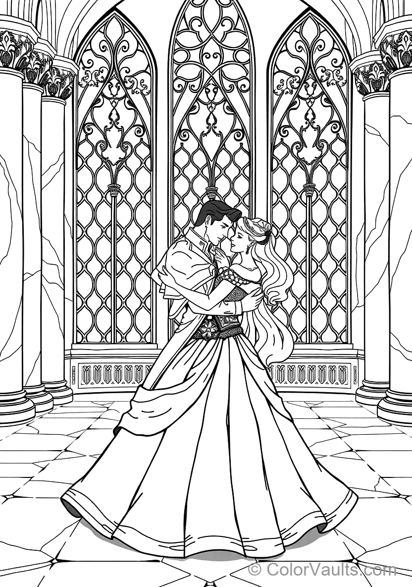 Princess Aurora Dancing Gracefully with Forest Animals (5)