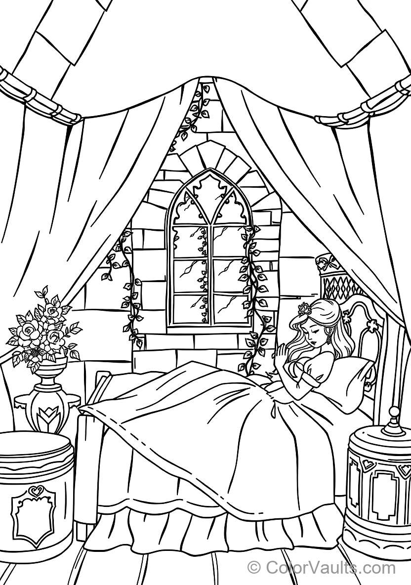 Aurora Pricking Her Finger on the Spinning Wheel (6)