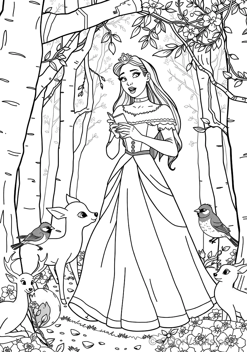 Prince Phillip Rescuing Aurora from the Thorns (6)