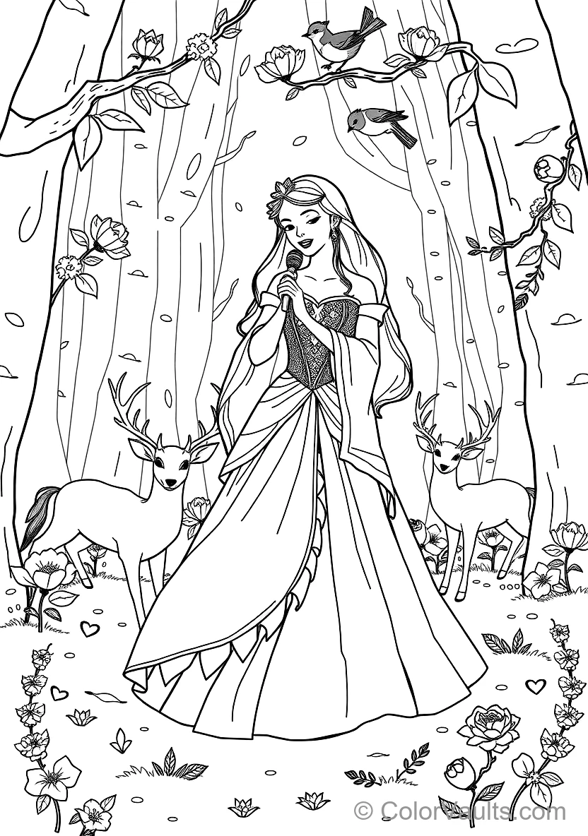Princess Aurora and Phillip Gazing into the Distance (6)