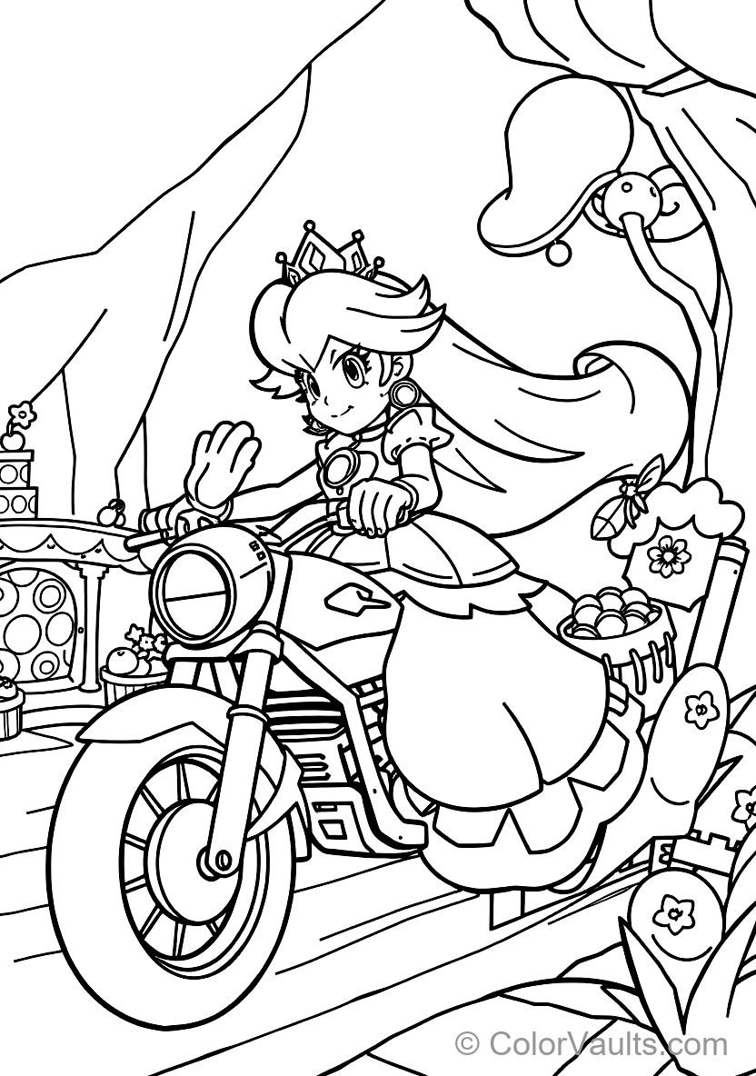 Princess Peach Baking a Delicious Cake for Mario (5)