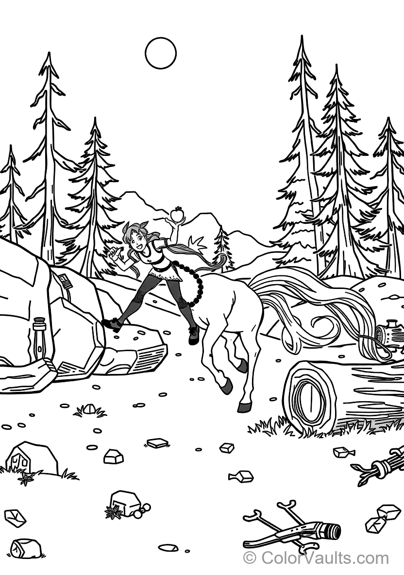 Flynn Rider (eugene) Trying to Escape Maximus (Scene 5)