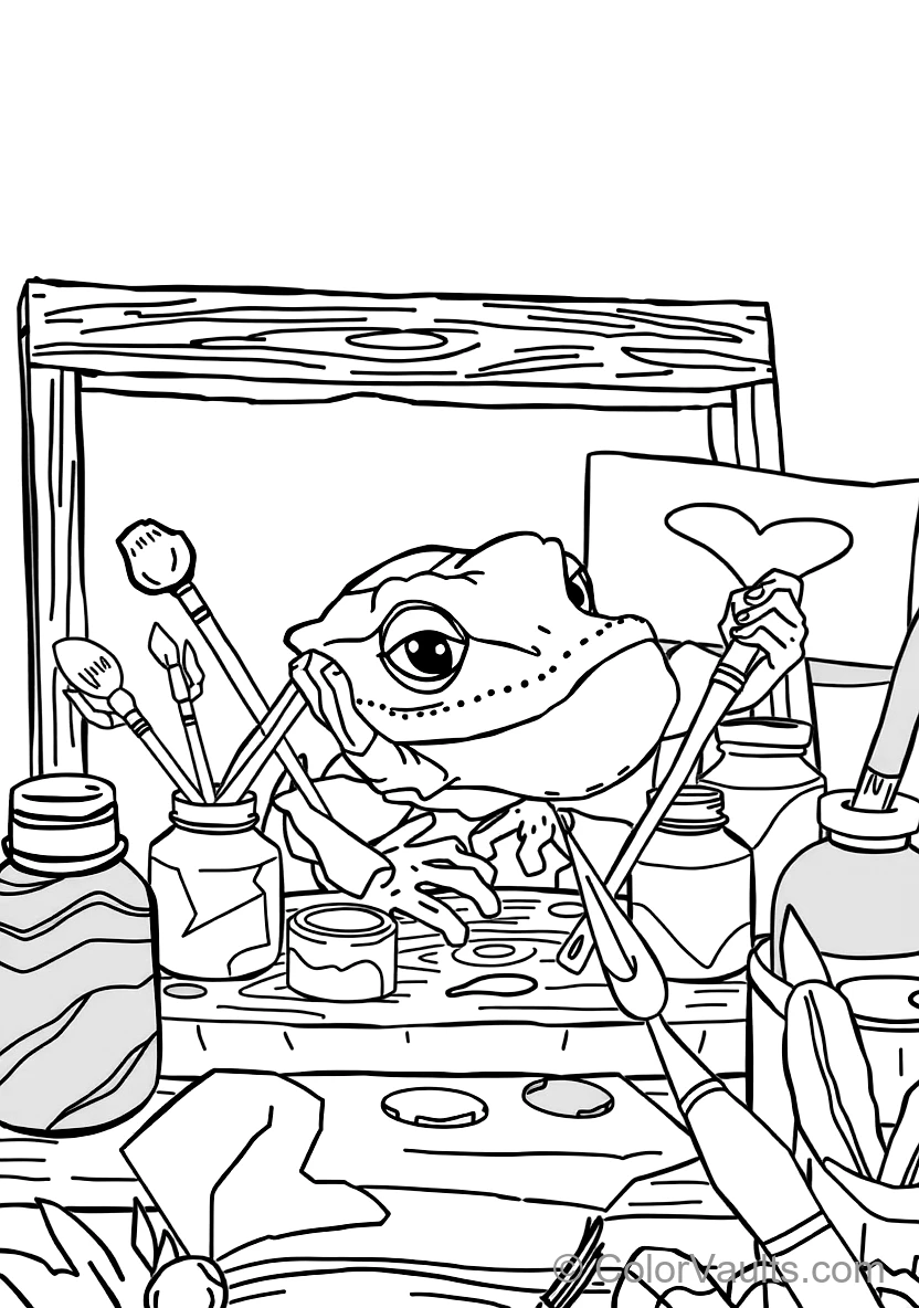 Pascal the Little Chameleon Changing Colors While (Scene 17)