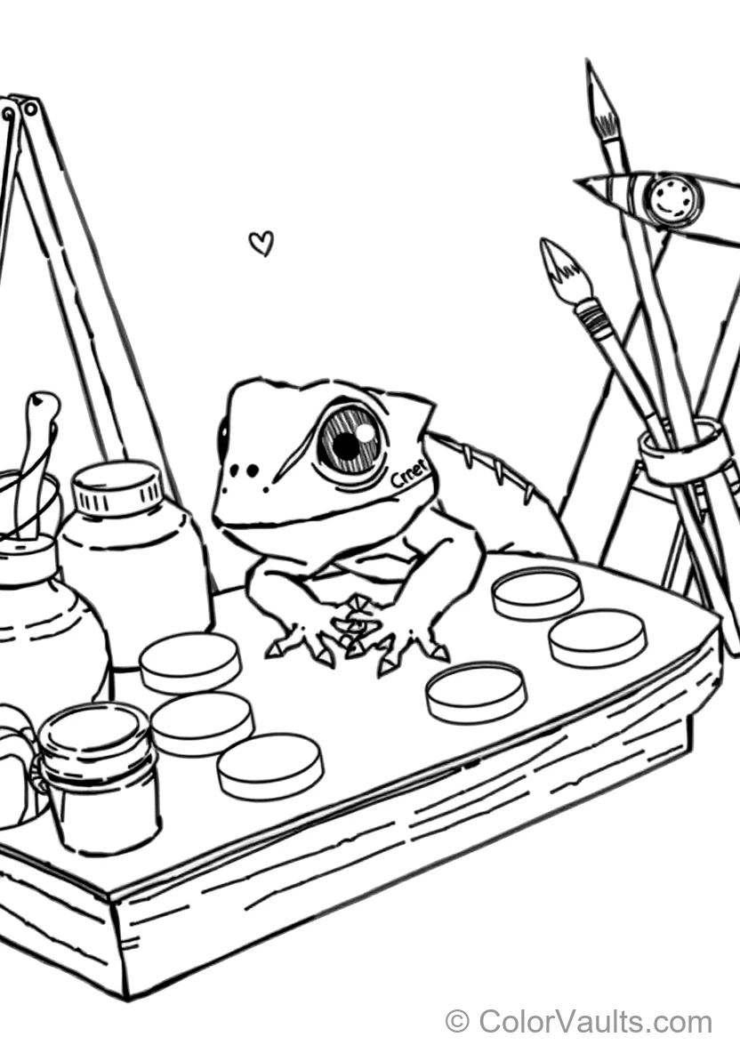 Pascal the Little Chameleon Changing Colors While (Scene 19)