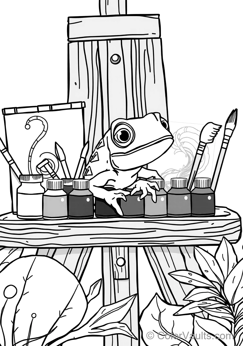 Pascal the Little Chameleon Changing Colors While (Scene 31)