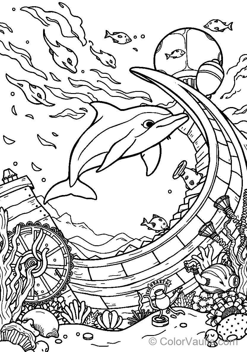 Dolphin Jumping Adventure (Scene 3)
